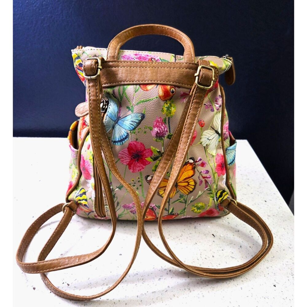 Multi-Sac Major Butterfly Print Backpack - Picture 3 of 11